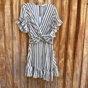 NWT GOODNIGHT MACAROON long striped dress